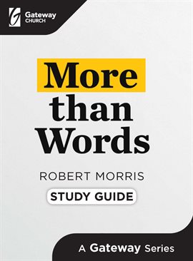 Cover image for More Than Words Study Guide