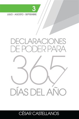 Cover image for Declaraciones de Poder para 365 días del Año: Volumen 3
