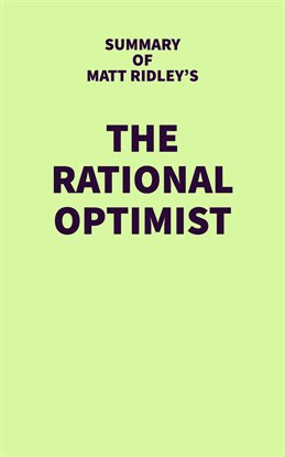 Imagen de portada para Summary of Matt Ridley's The Rational Optimist