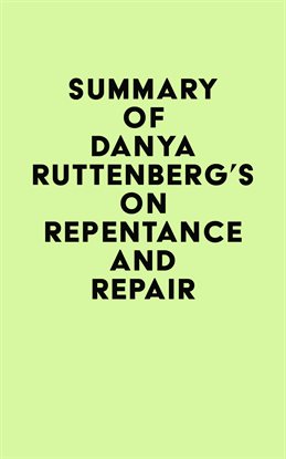 Imagen de portada para Summary of Danya Ruttenberg's On Repentance and Repair