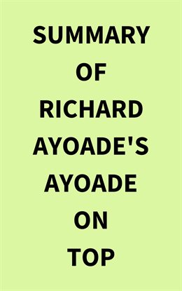 Cover image for Summary of Richard Ayoade's Ayoade on Top