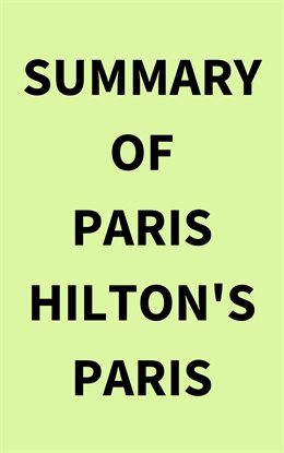 Cover image for Summary of Paris Hilton's Paris