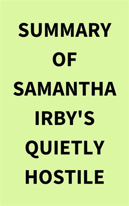 Cover image for Summary of Samantha Irby's Quietly Hostile