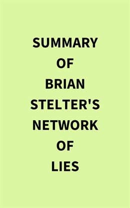 Cover image for Summary of Brian Stelter's Network of Lies