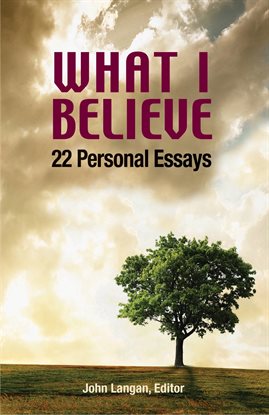 Imagen de portada para What I Believe