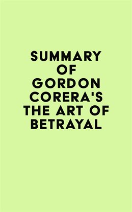 Imagen de portada para Summary of Gordon Corera's The Art of Betrayal