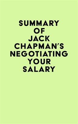 Cover image for Summary of Jack Chapman's Negotiating Your Salary