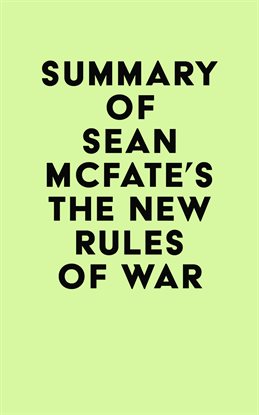 Cover image for Summary of Sean McFate's The New Rules of War