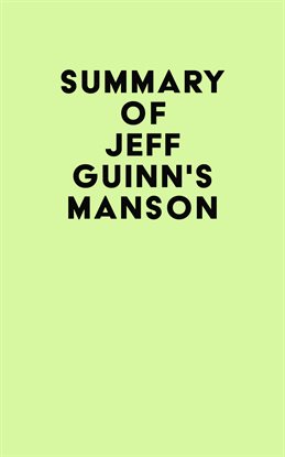 Imagen de portada para Summary of Jeff Guinn's Manson