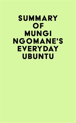 Cover image for Summary of Mungi Ngomane's Everyday Ubuntu