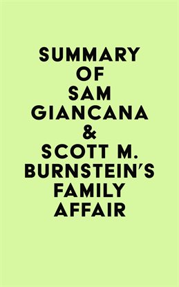 Cover image for Summary of Sam Giancana & Scott M. Burnstein's Family Affair