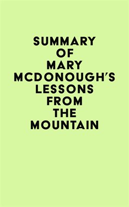 Imagen de portada para Summary of Mary McDonough’s Lessons From the Mountain