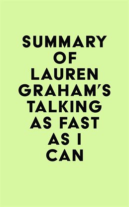 Cover image for Summary of Lauren Graham's Talking as Fast as I Can