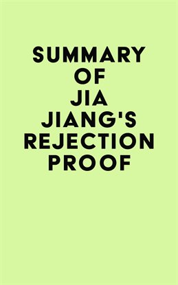 Imagen de portada para Summary of Jia Jiang's Rejection Proof