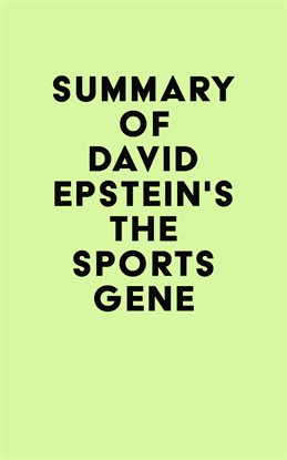 Cover image for Summary of David Epstein's The Sports Gene