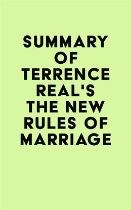 Imagen de portada para Summary of Terrence Real's The New Rules of Marriage