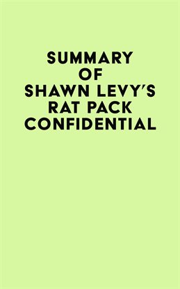 Imagen de portada para Summary of Shawn Levy's Rat Pack Confidential