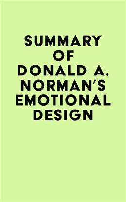 Cover image for Summary of Donald A. Norman's Emotional Design