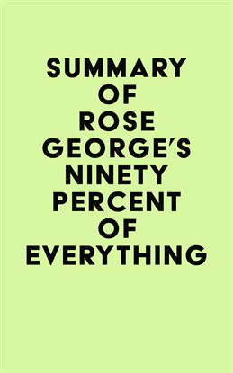 Imagen de portada para Summary of Rose George's Ninety Percent of Everything