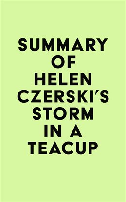 Cover image for Summary of Helen Czerski's Storm in a Teacup