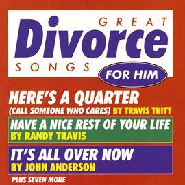 Cover image for Great Divorce Songs For Him/Various Artists