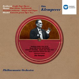 Cover image for Klemperer - Große Fuge Op.133 etc