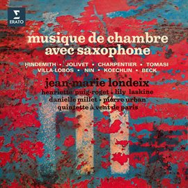 Cover image for Hindemith, Jolivet, Charpentier, Tomasi, Villa-Lobos, Nin, Koechlin & Beck: Musique de chambre av...
