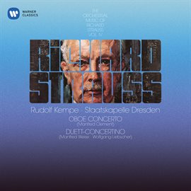 Cover image for Strauss, R: Oboe Concerto & Duett-Concertino for Clarinet, Bassoon and Strings