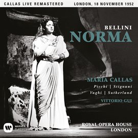 Cover image for Bellini: Norma (1952 - London) - Callas Live Remastered