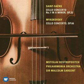 Cover image for Saint-Saëns: Cello Concerto No. 1 & Miaskovsky: Cello Concerto