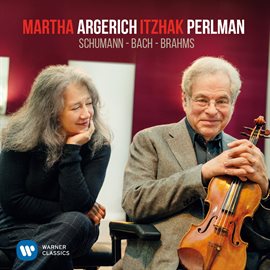Cover image for Perlman & Argerich play Schumann, Bach & Brahms
