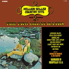 Cover image for Million Seller Country Hits Made Famous By The Two Great Hanks (remaster From The Original Alshir...