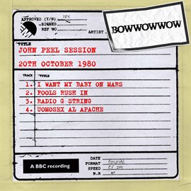 Imagen de portada para John Peel Session [20th October 1980]