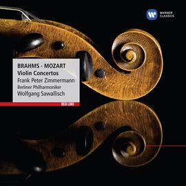 Cover image for Brahms & Mozart: Violin Concertos