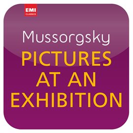 Cover image for Mussorgsky: Pictures At an Exhibition