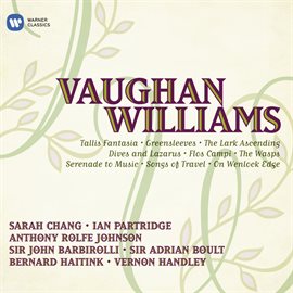 Cover image for Ralph Vaughan Williams - The Lark Ascending; Tallis Fantasia