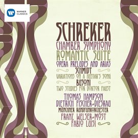 Cover image for Franz Schreker - Chamber Symphony; Hussar Variations