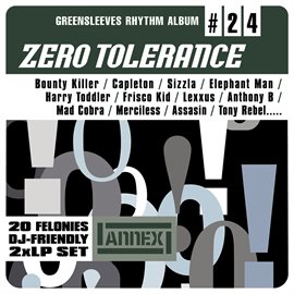 Cover image for Greensleeves Rhythm Album #24: Zero Tolerance