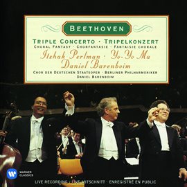 Cover image for Beethoven: Triple Concerto, Op. 56 & Choral Fantasy, Op. 80