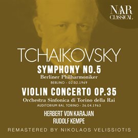 Cover image for Tchaikovsky: Symphony No.5, Violin Concerto Op.35