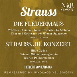 Cover image for STRAUSS: DIE FLEDERMAUS; STRAUSS JR. KONZERT