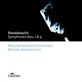 Cover image for Shostakovich : Symphonies Nos 1 & 9  -  Elatus