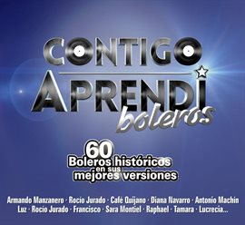 Cover image for Contigo aprendí - Boleros