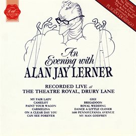 Cover image for An Evening with Alan Jay Lerner (Highlights) [Live]