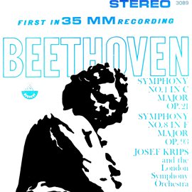 Cover image for Beethoven: Symphonies No. 1 & 8 (Transferred from the Original Everest Records Master Tapes)
