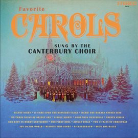 Cover image for Favorite Carols Sung by the Canterbury Choir (Remastered from the Somerset Tapes)