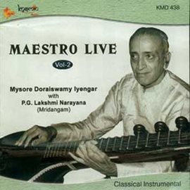 Cover image for Maesteo Live Veenai Doraiswamy Iyengar Vol. 2