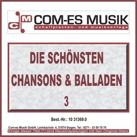 Cover image for Die Schönsten Chansons & Balladen