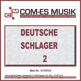 Cover image for Deutsche Schlager 2