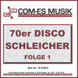 Cover image for 70er Disco Schleicher, Folge 1